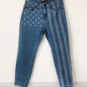 BDG Grazer High Rise USA Flag Jeans